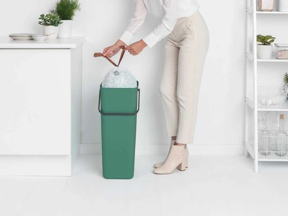 Brabantia „Sorti & Go“, 40 l, stačiakampis, žalias, 267 mm, 341 mm, 620 mm