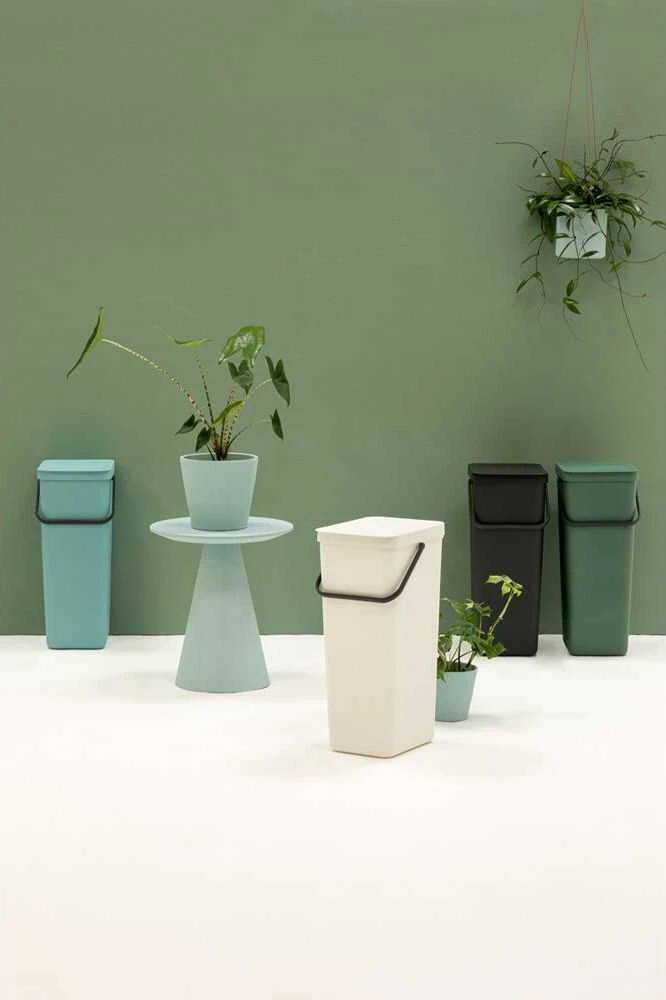 Brabantia „Sorti & Go“, 40 l, stačiakampis, žalias, 267 mm, 341 mm, 620 mm