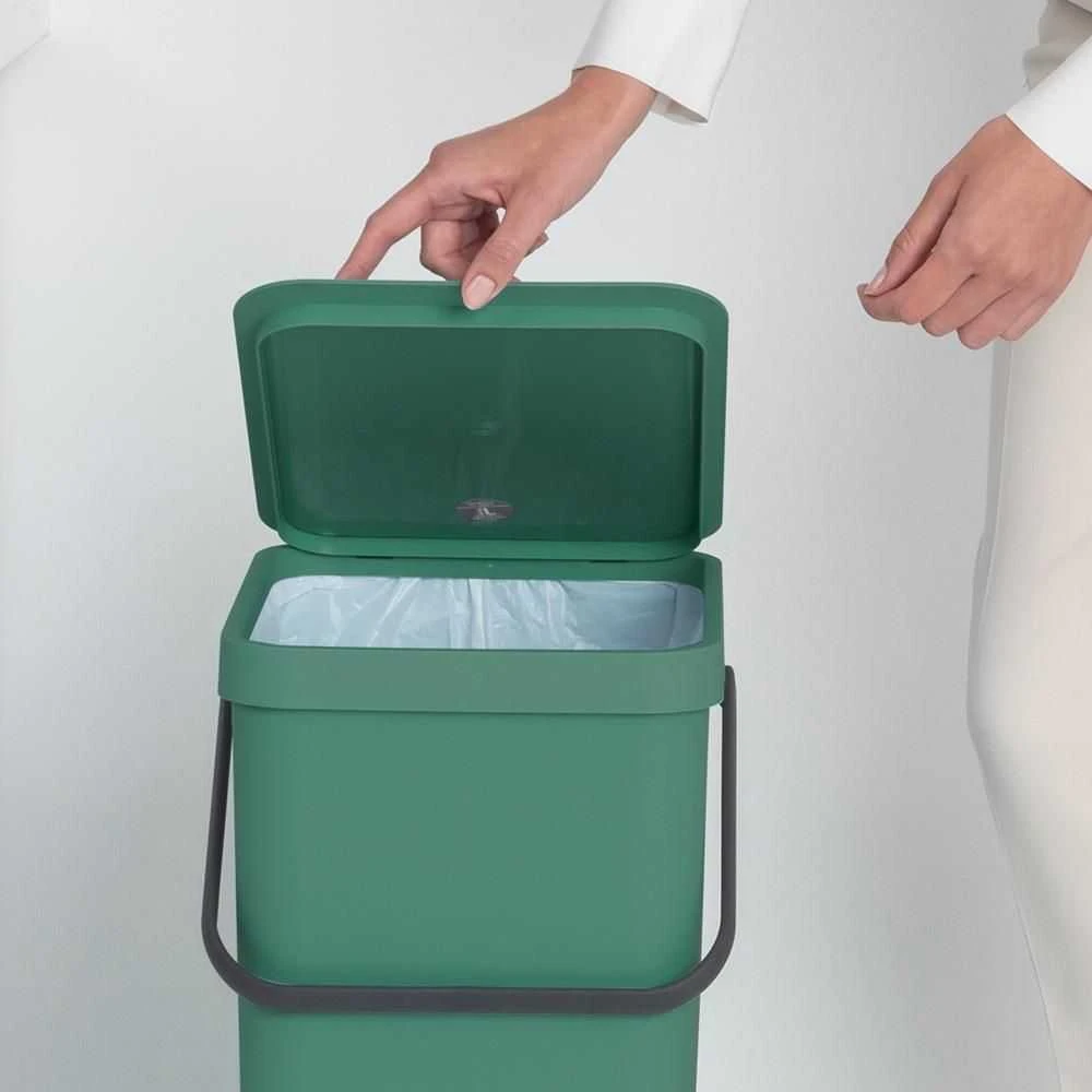 Brabantia „Sorti & Go“, 40 l, stačiakampis, žalias, 267 mm, 341 mm, 620 mm