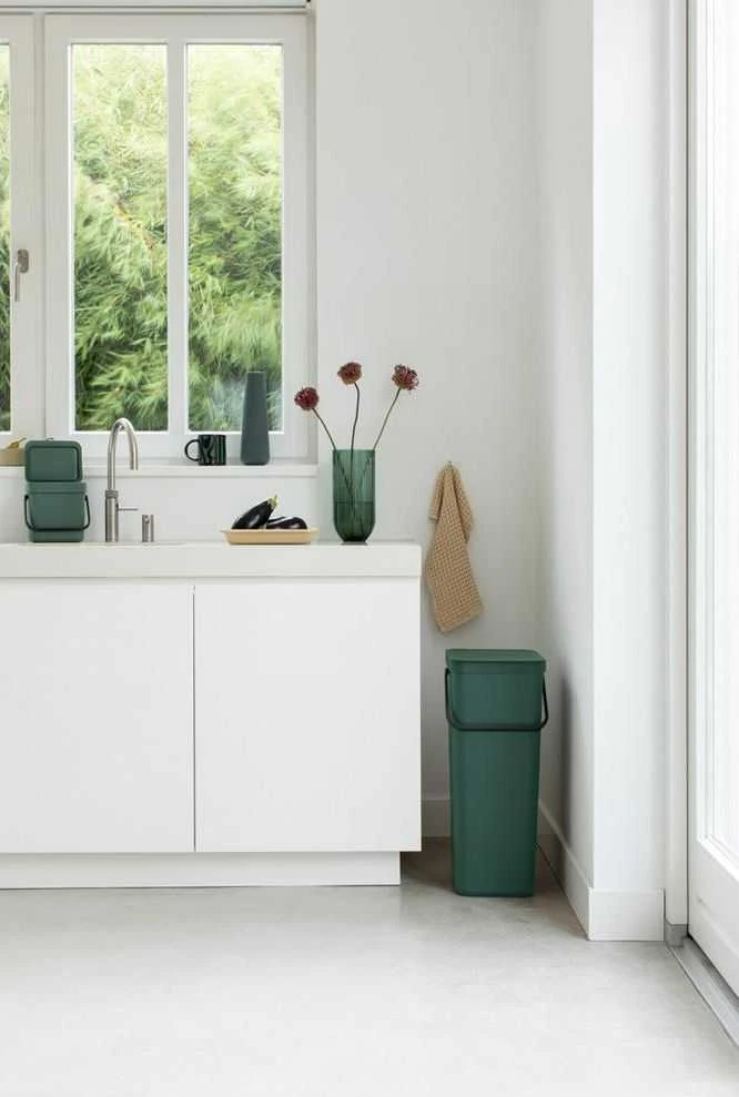Brabantia „Sorti & Go“, 40 l, stačiakampis, žalias, 267 mm, 341 mm, 620 mm