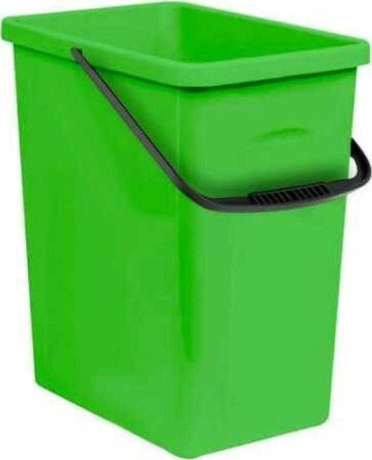 Branq perdirbimo šiukšliadėžė su rankena, žalias, 10l
