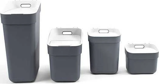 Rūšiavimo šiukšliadėžė CURVER, 30 l, antracito sp.
