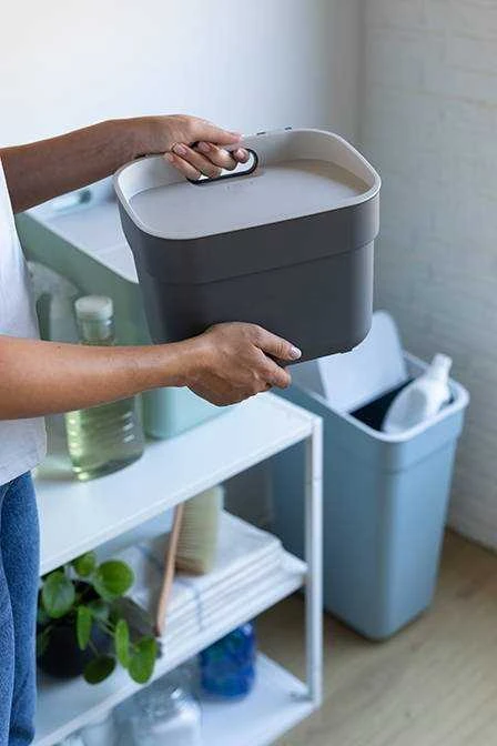 Keter CURVER ŠIUKŠLIŲ RŪŠIAVIMO DĖŽĖ 5L /TAMSIAI PILKA/ ŠVIESIAI PILKA