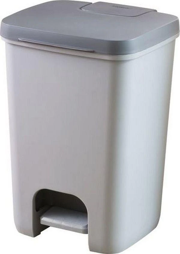 Šiukšliadėžė Curver Essentials, pilka, 40 l, 55 cm x 37.5 cm