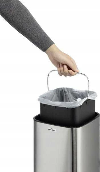 Šiukšliadėžė Durable DURABLE Sensor Abfalleimer NO TOUCH 35l metallic sidabrinis