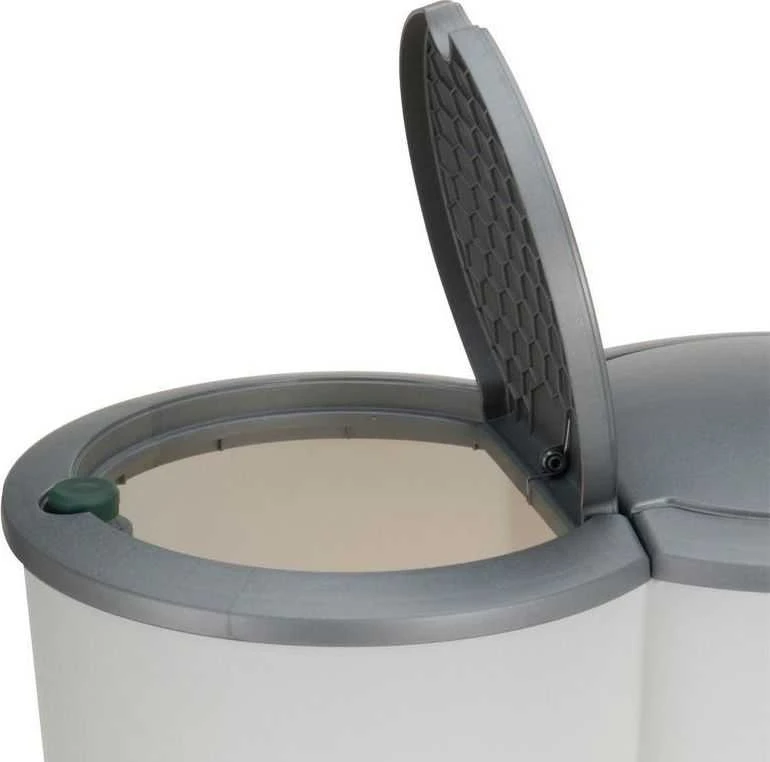 Excellent Houseware Atliekų rūšiavimo šiukšliadėžė plastikinis 2x25 l