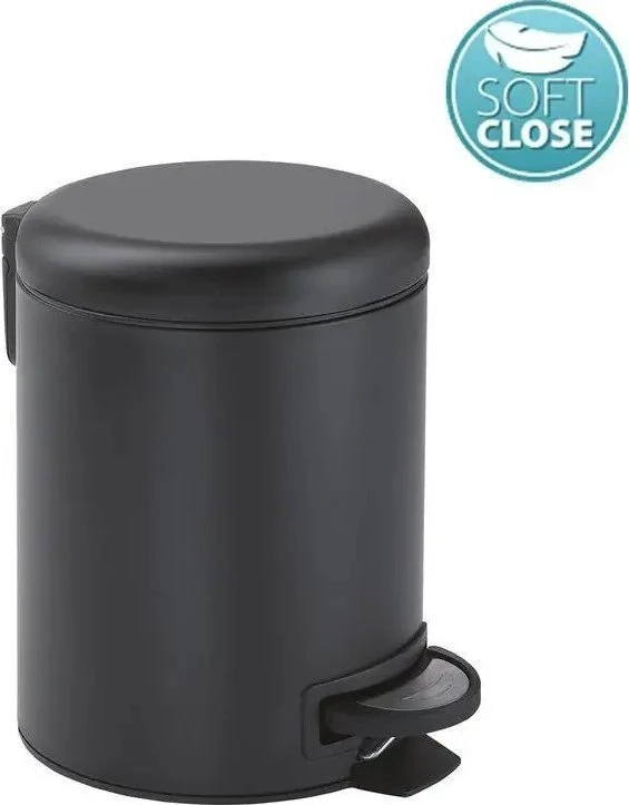 Šiukšliadėžė GEDY POTTY 320914, juoda, 3 l