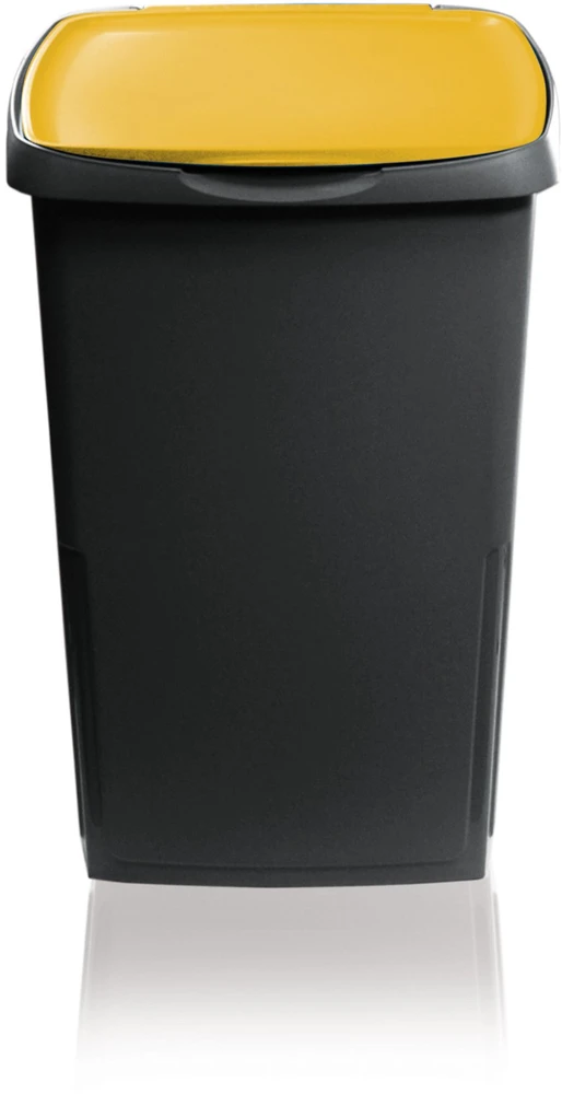 Šiukšliadėžė GioStyle Waste container Eco* solution 45L 37x36x53.5cm dark pilka/yellow (115760058)