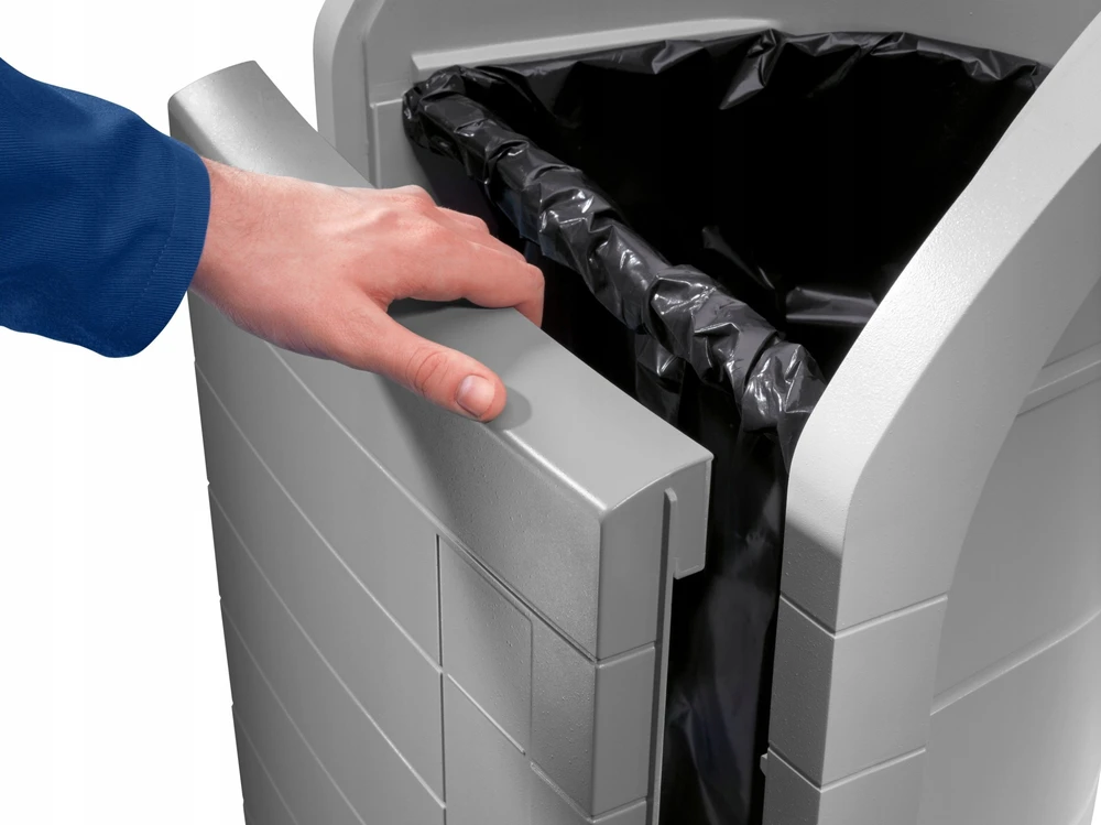 Šiukšliadėžė Hailo Hailo ProfiLine WSB design XXXL pilkas