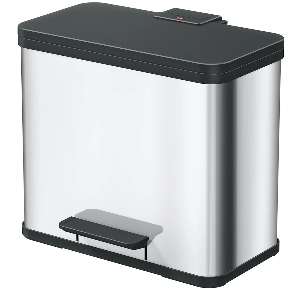 Šiukšliadėžė Hailo Öko* trio Plus L stainless steel
