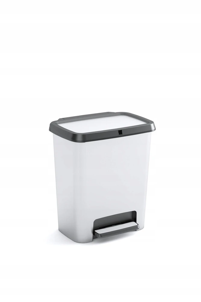 KETER ŠIUKŠLIADĖŽĖ COMPATTA STYLE STEEL 25L SIDABRINĖ