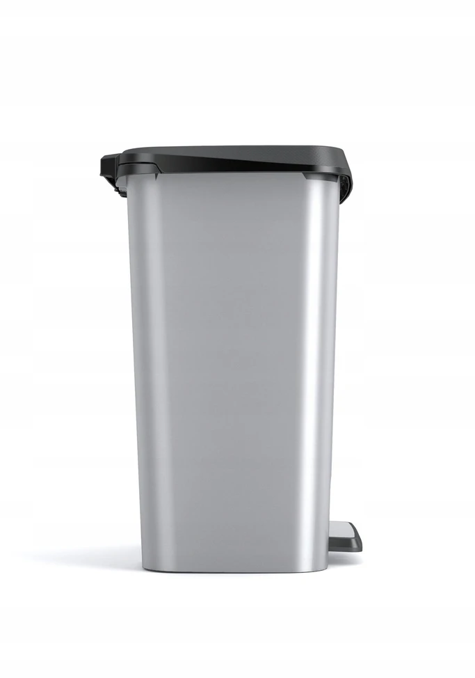 KETER ŠIUKŠLIADĖŽĖ COMPATTA STYLE STEEL 25L SIDABRINĖ