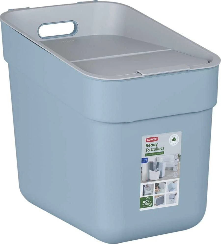 Rūšiavimo šiukšliadėžė CURVER, 20 l, mėlyna