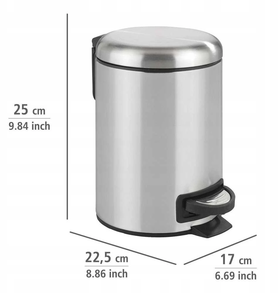 Wenko Šiukšlių dėžė LEMAN, 3 L, VENKO