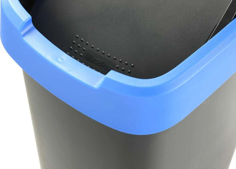 Atliekų Rūšiavimo Konteineriai - ROTHO Twist 3 x 25L Mėlyna, Juoda, Raudona, Žalia
