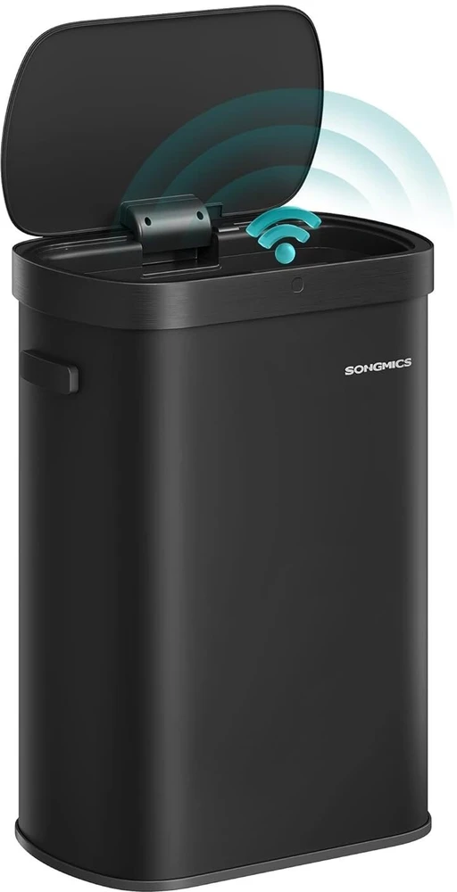 Songmics Automatinė šiukšliadėžė su sensoriumi ir soft-close dangčiu, 50 L