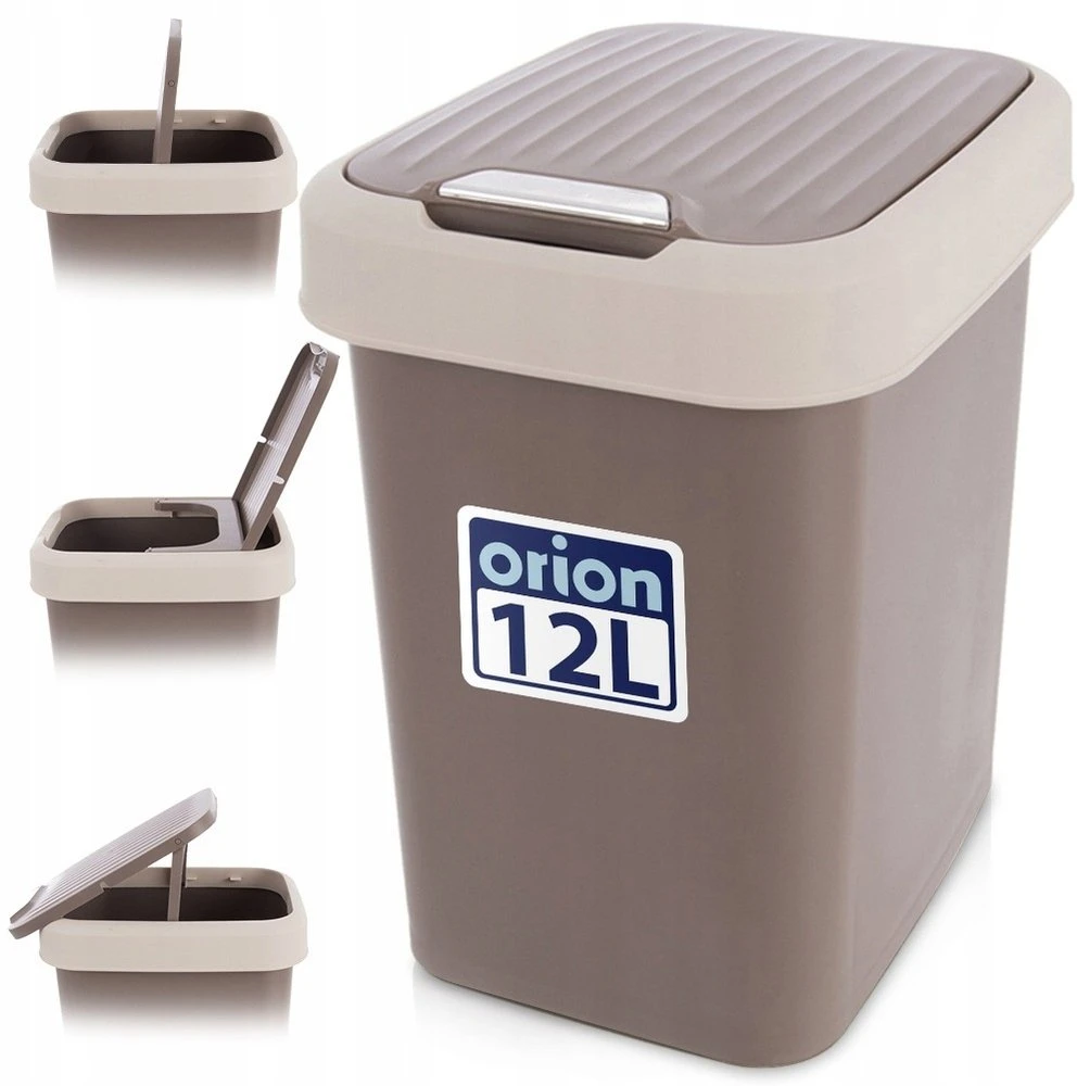 Stefanplast Orion Plastikinė Šiukšlių Dėžė 12 l - Kompaktiška Talpa