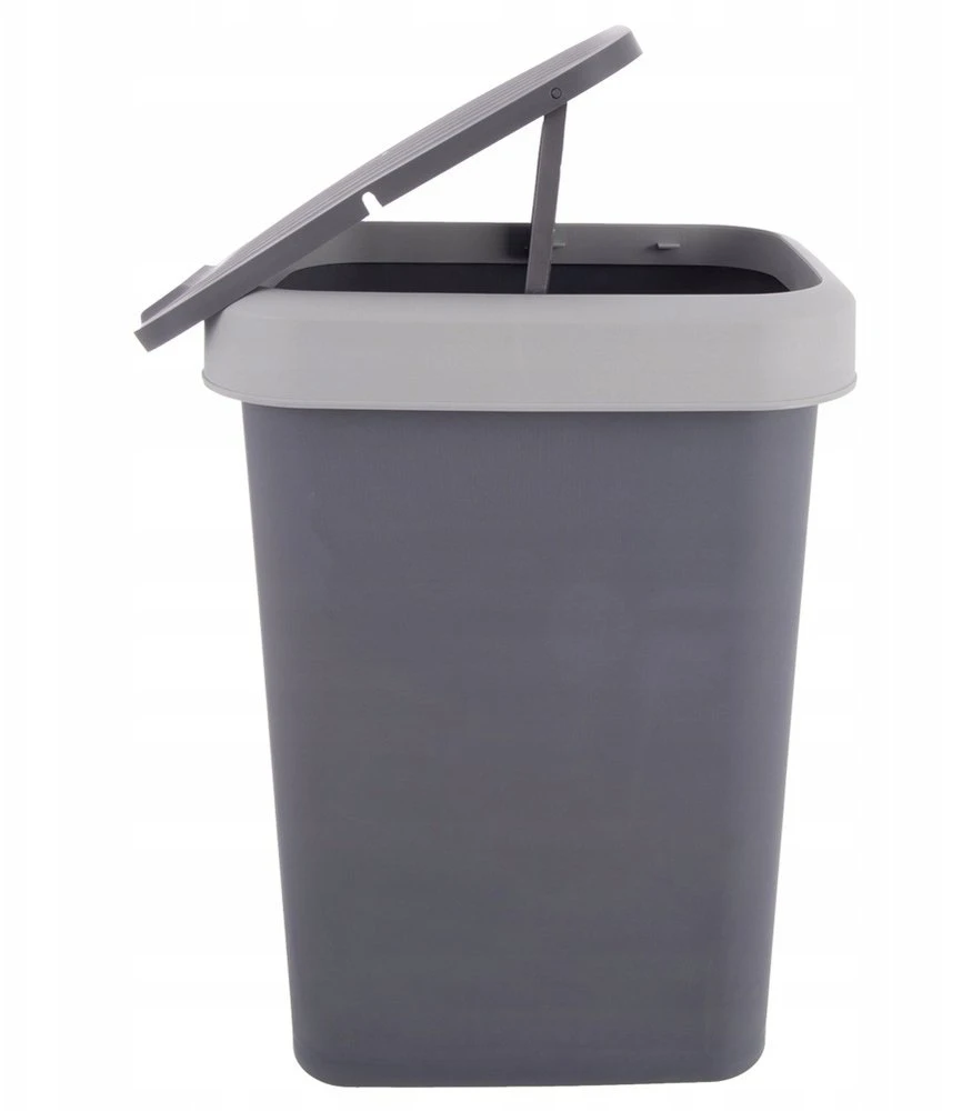 Stefanplast Orion Plastikinis Šiukšlių Dėžė 25 l - Pilka - Universalus Naudojimas