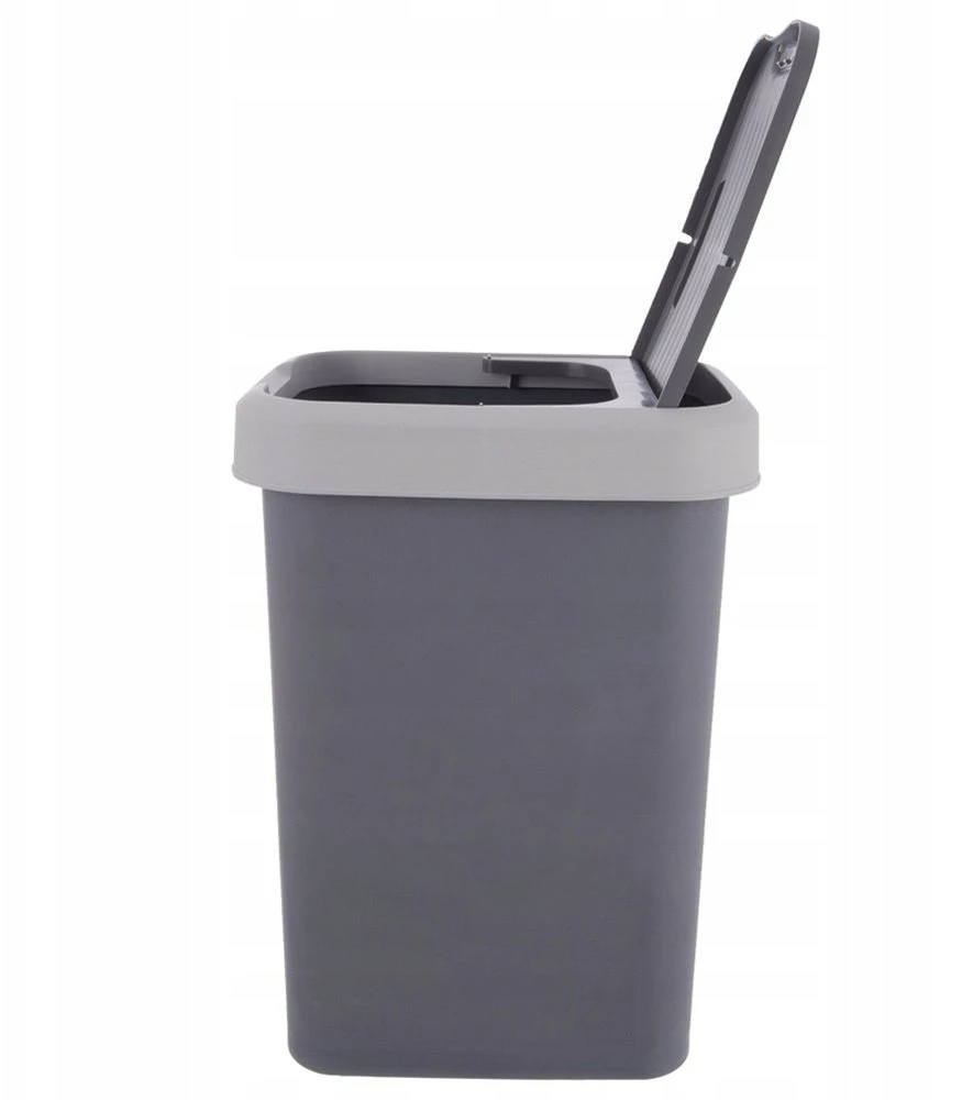 Stefanplast Orion Plastikinis Šiukšlių Dėžė 25 l - Pilka - Universalus Naudojimas