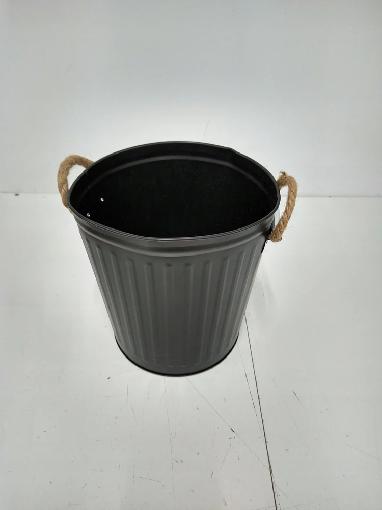 Vonios krepšelis su užvalkalu GARA, juodas, 6 l, WENKO