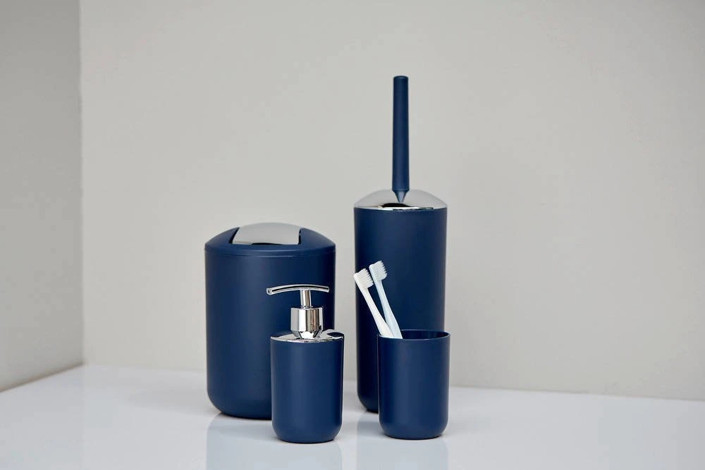 BRASIL garbage basket, navy - 6,5 l, WENKO