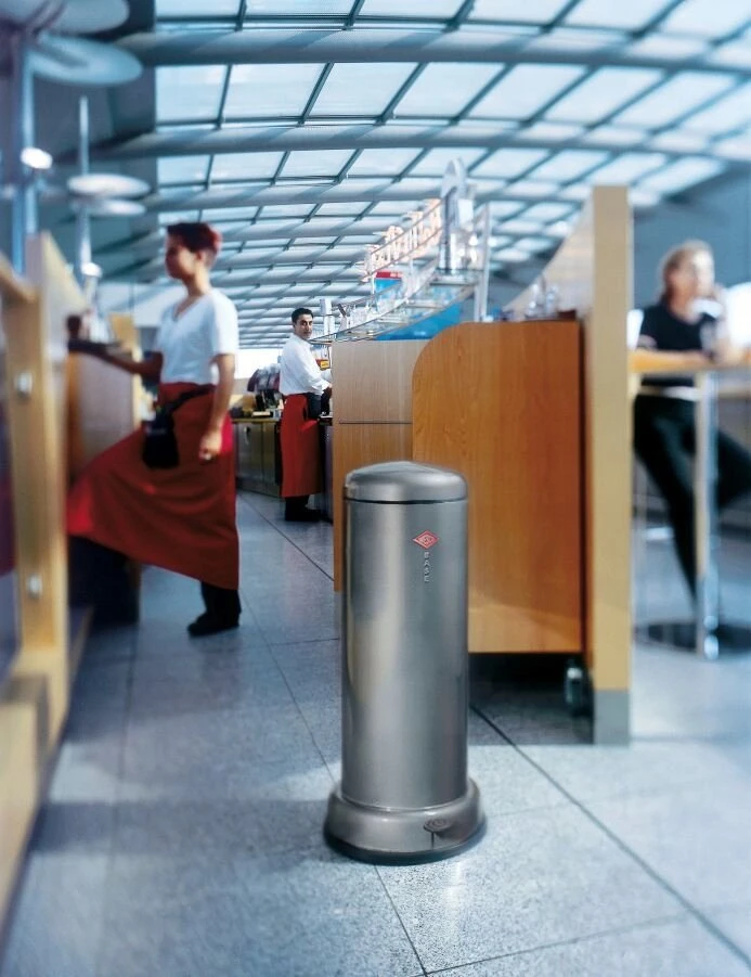 Šiukšliadėžė Wesco Pushboy 50l migdał