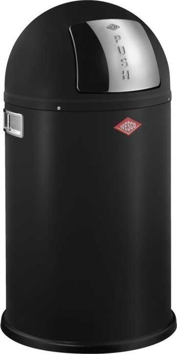 Šiukšliadėžė Wesco Šiukšliadėžė juoda mat 22l Pushboy Jr. Wesco