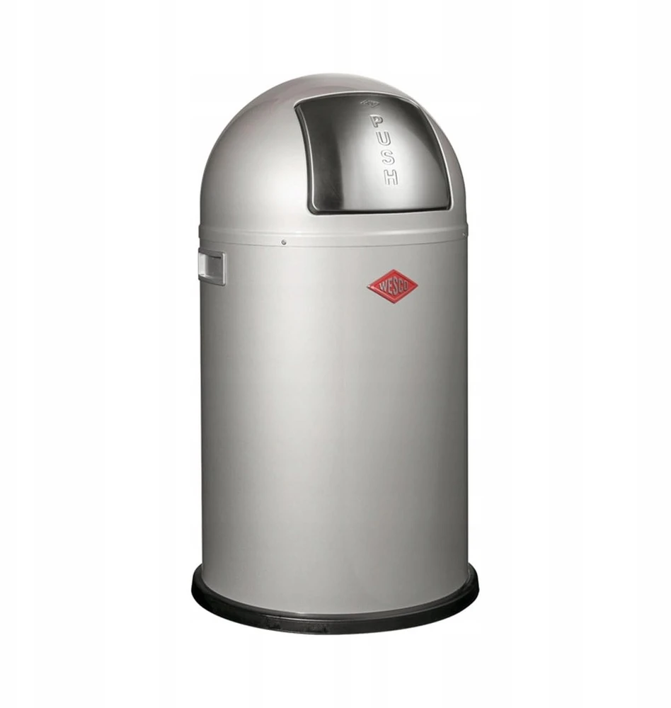 Šiukšliadėžė Wesco Šiukšliadėžė sidabrinė 22l Pushboy Jr.