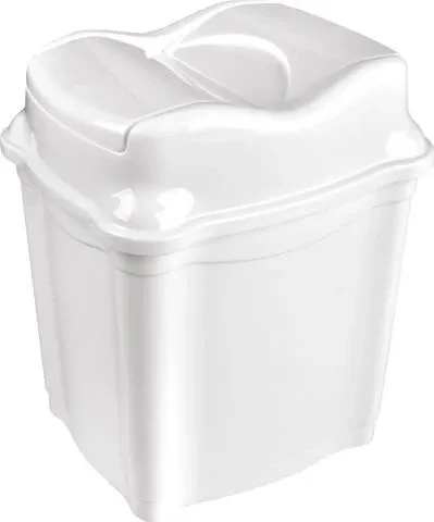 YokaHome Plastikinis konteineris 9 l baltas - švarai namuose