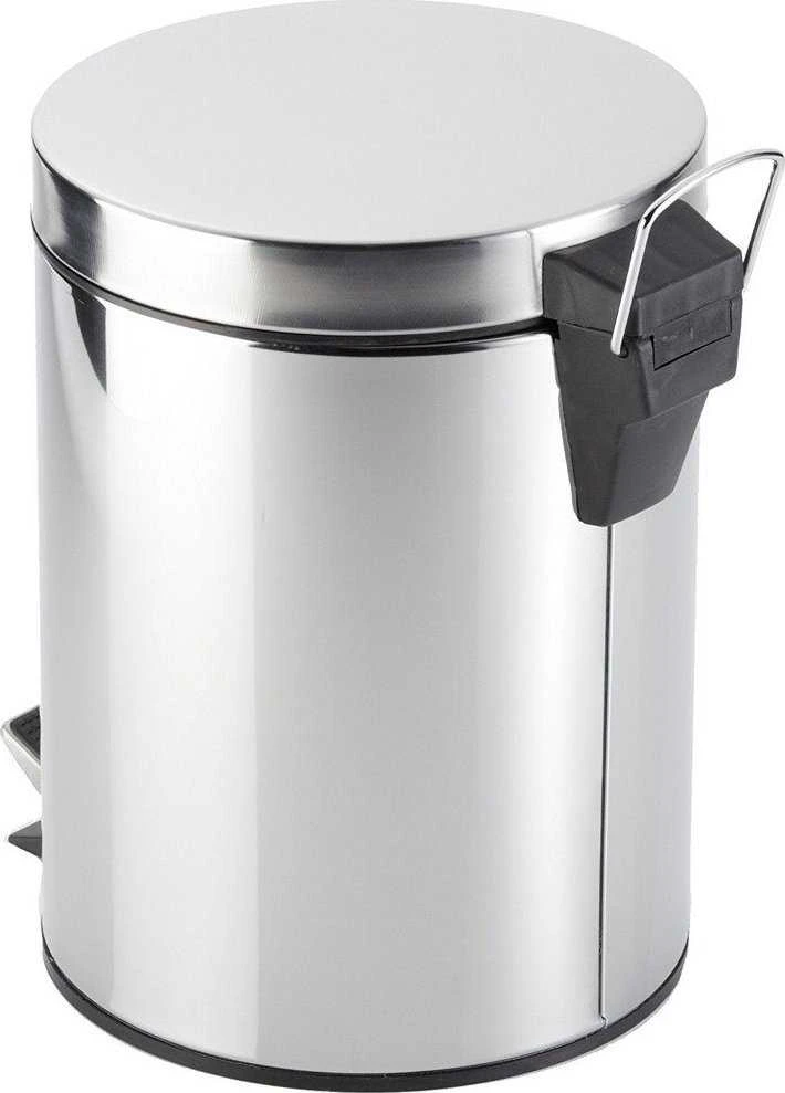Steel Vonios krepšelis, šiukšlių konteineris - 5 l, nerūdijantis plienas, ZELLER