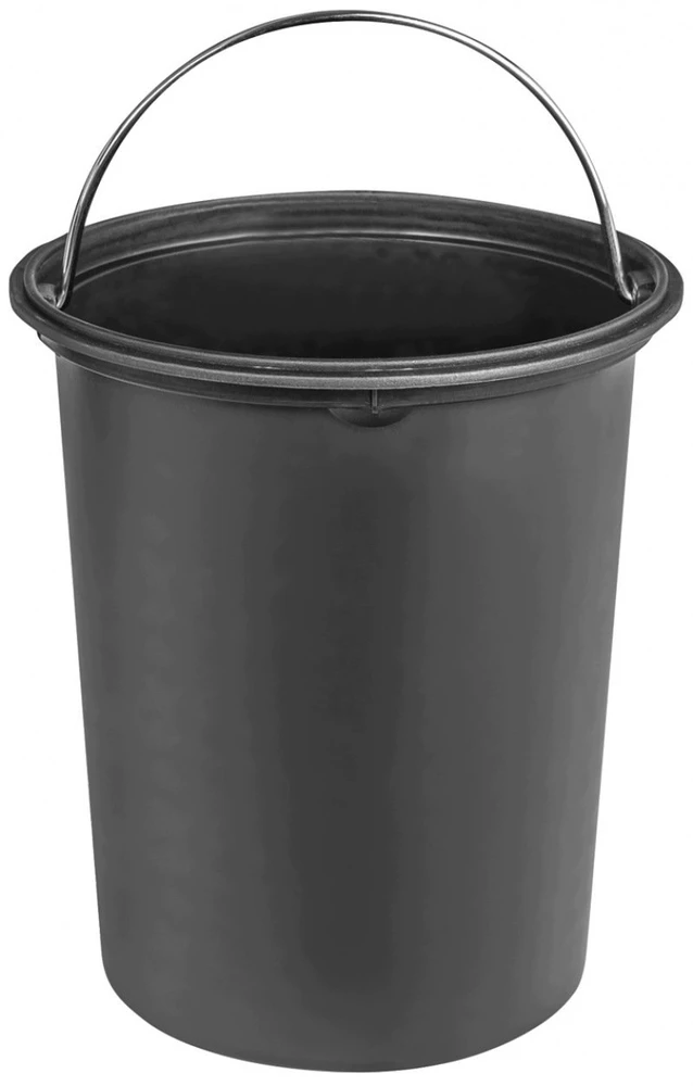Šiukšlių dėžė Donau Home su pedalu, lėtai nusileidžiančiu dangčiu, 12 l, matinis sidabrinis (45911211-19)