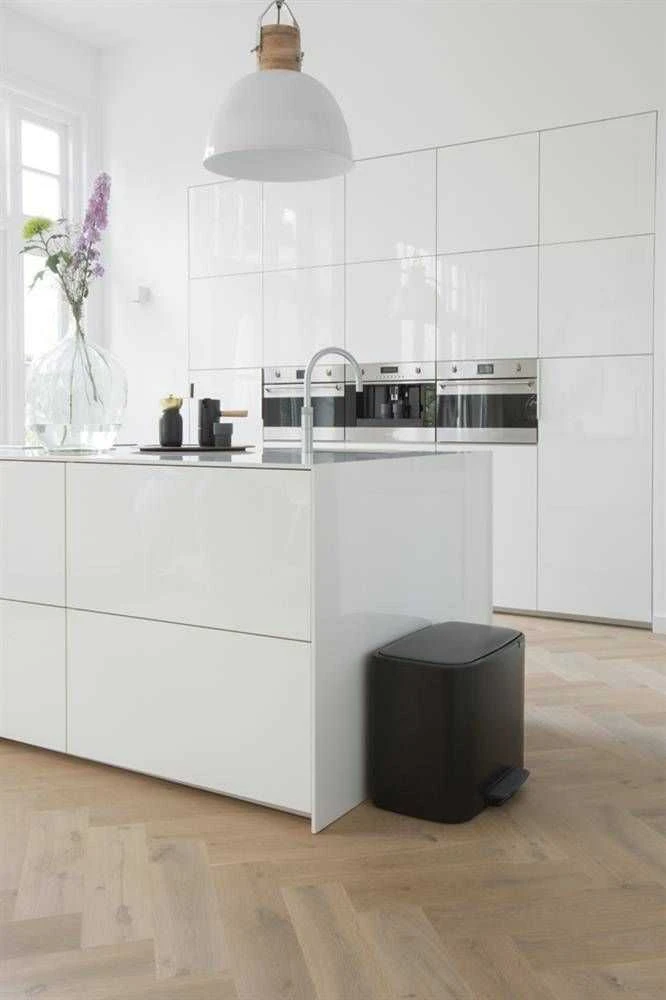 Brabantia Šiukšlių dėžė su pedalu, Bo 11+23L - Matt Juodas