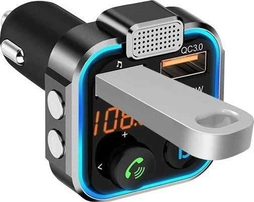 FM siųstuvas Vega ECOBOX* FM SIŲSTUVAS 12/24 V BLUETOOTH 2 X USB + PD 20W>