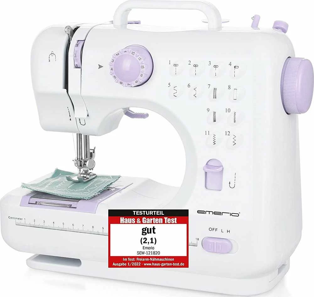 EMO Emerio SEW-121820 siuvimo mašina Pusiau automatinė siuvimo mašina Elektrinis