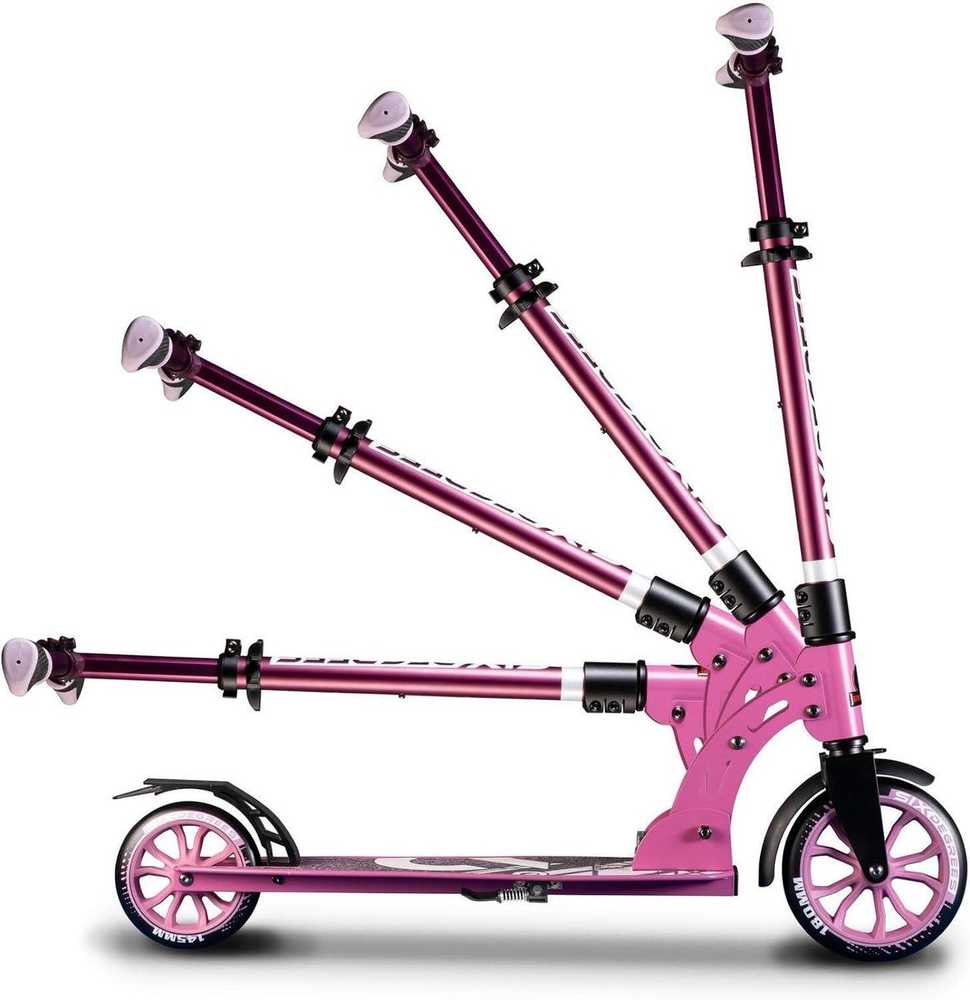 SixDegrees Six Degrees Aliuminio Scooter 180/145 mm pink AU 588