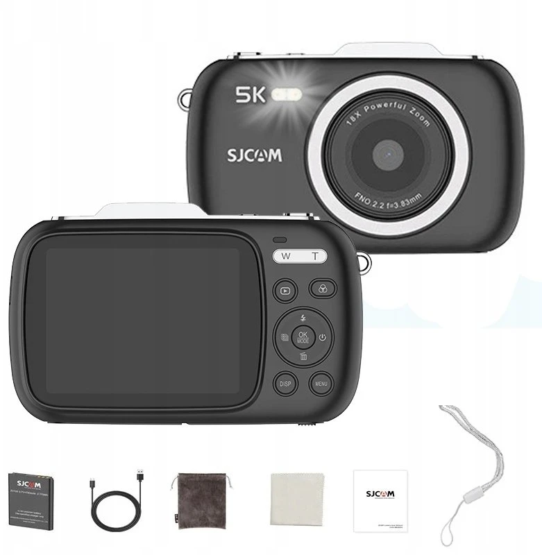 Skaitmeninis fotoaparatas SJCAM SJCAM ZV100 Juodas - Fotoaparatas - KAMERA