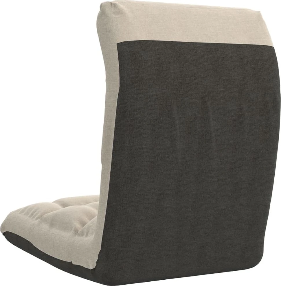 Fotelis Sulankstomas čiužinukas-kėdė, kreminės spalvos, audinys