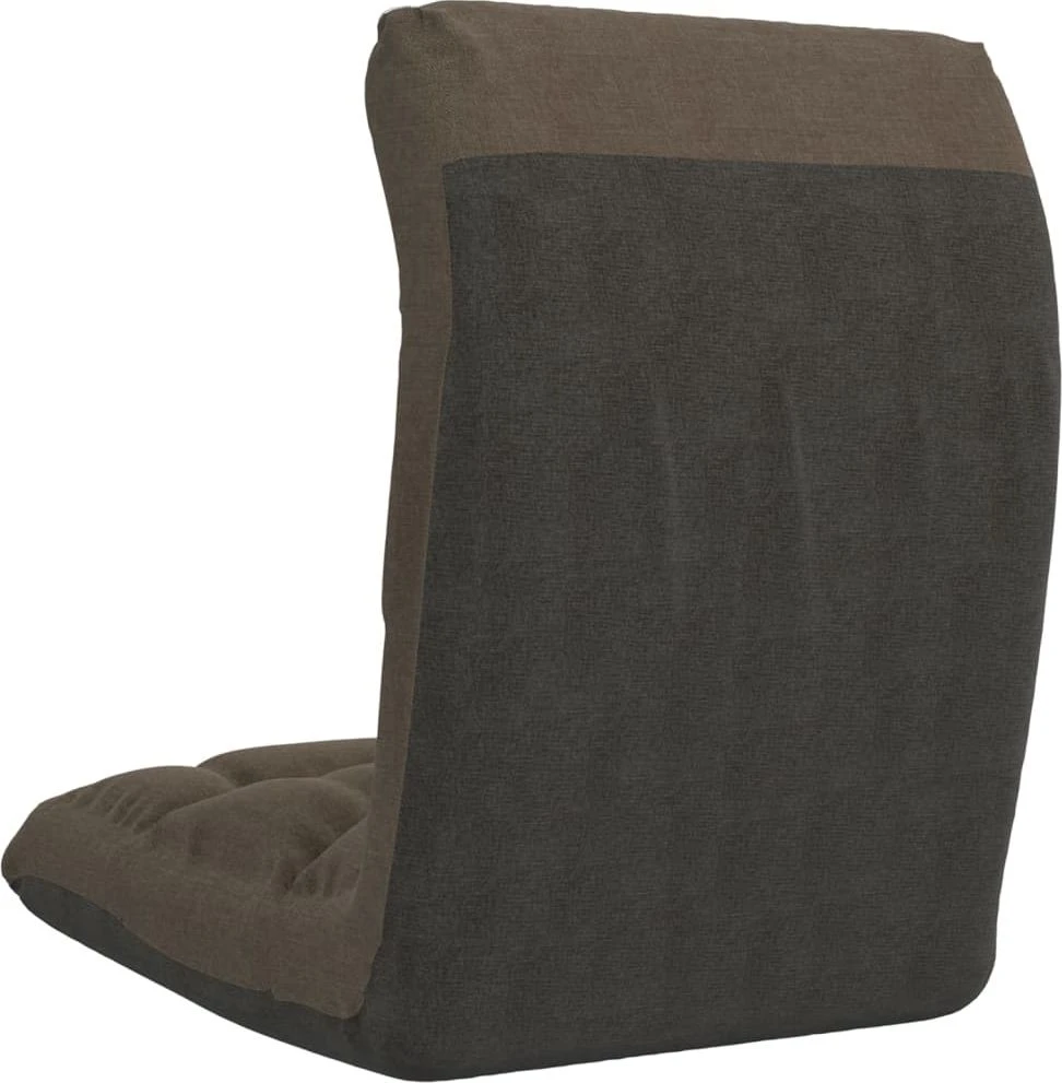 Fotelis Sulankstomas čiužinukas-kėdė, taupe spalvos, audinys