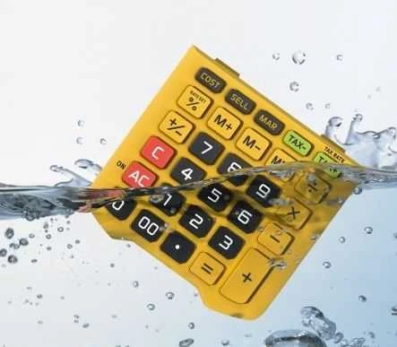 Stalinis skaičiuotuvas CASIO WD-320MT, 144,5 x 194,5 x 35,6 mm, plaunama klaviatūra
