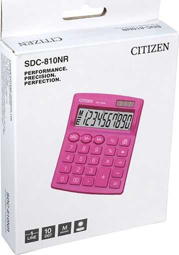 Skaičiuotuvas - Citizen Sdc-810nr, Rožinis