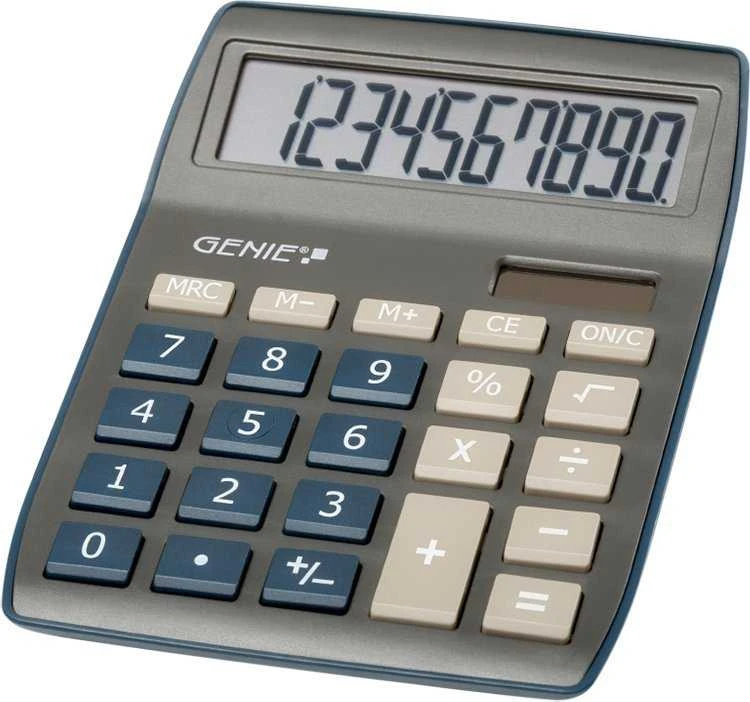 Kalkulator Genie GENIE Tischrechner 840DB dunkelblau 10-stellig