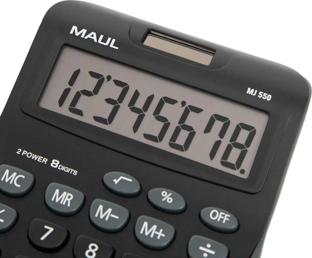 Stalinis skaičiuotuvas MAUL MJ 550, junior, 8 skaitmenys