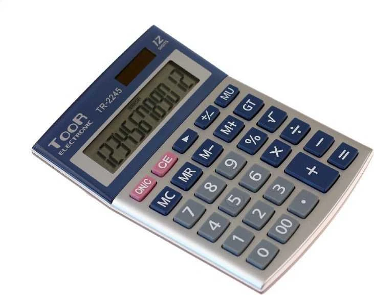 Skaičiuotuvas Toor TR-2245, 12 skaitmenų ekranas