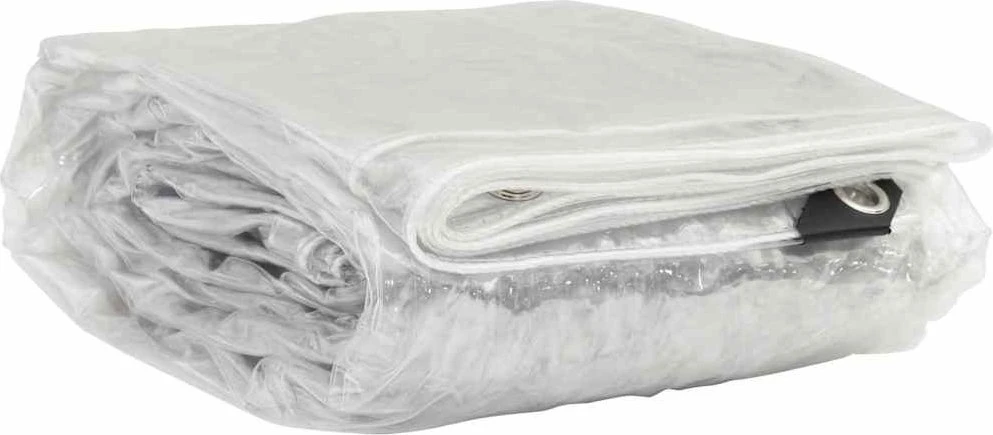 Skaidrus brezentas su kilpomis 3x6 m PVC