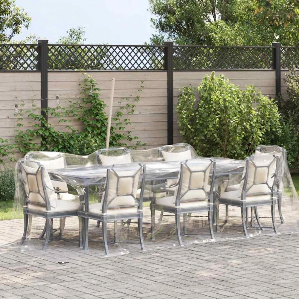 Skaidrus brezentas su kilpomis 2x5 m PVC