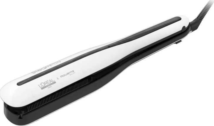 „L'Oreal Professionnel SteamPod“ elektrinis mini garinis plaukų tiesintuvas, juodas/baltas