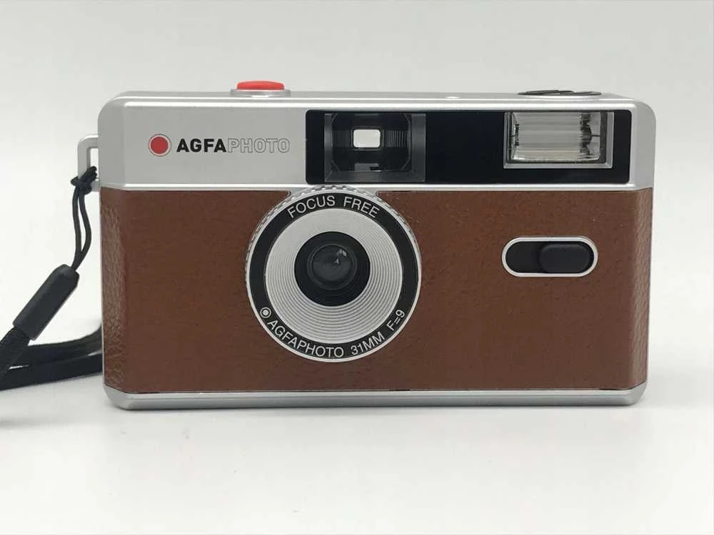 AGFAPHOTO daugkartinio naudojimo fotoaparatas 35 mm RUDAS