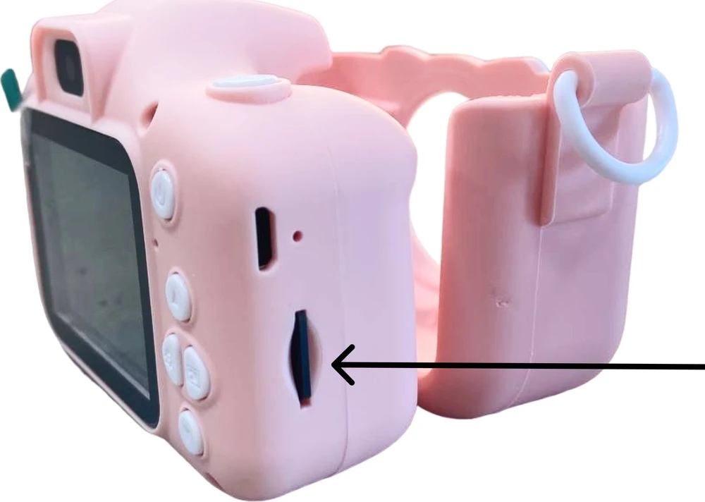 SKAITMENINĖ KAMEROS VAIKAMS MILKY Rožinis MOUSE + ŽAIDIMAI