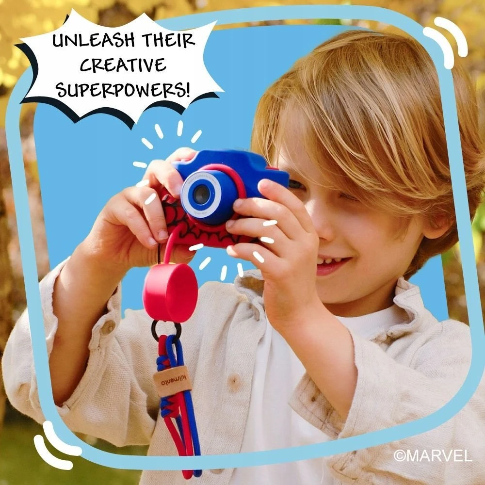 4Cv Mobile Skaitmeninis Aparat 32mp 1080p 3" Hd 2x Obiektyw Selfie + Karta 32gb / Model K / Spider-man