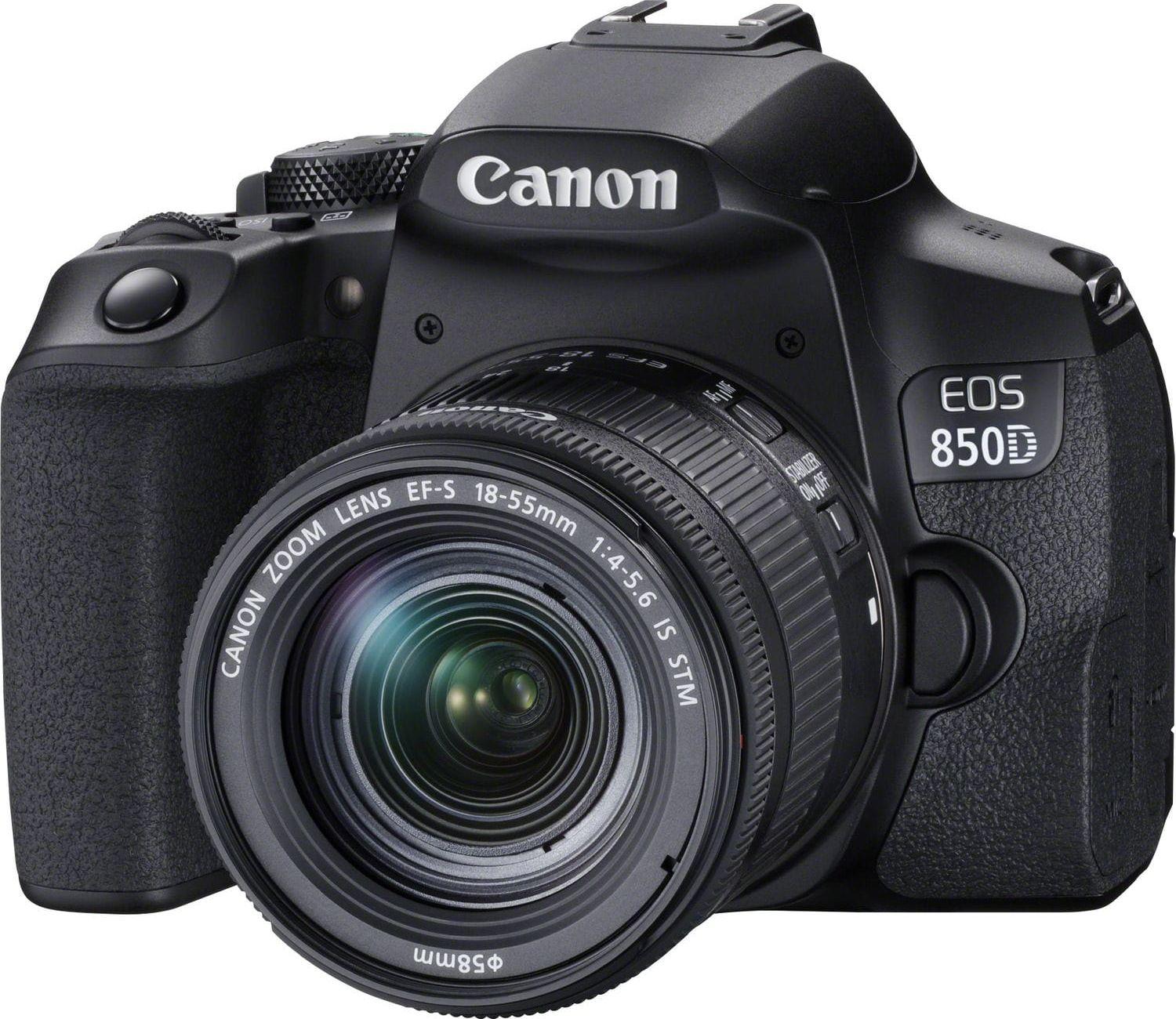 Canon EOS 850D SLR fotoaparato komplektas 24,1 MP CMOS 6000 x 4000 pikseliai Juoda
